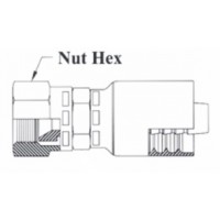 1/4 X 1/4 FEMALE JIC SWIVEL 1/4 X 1/4 FEMALE JIC SWIVEL